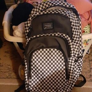 Eastport checkered backpack